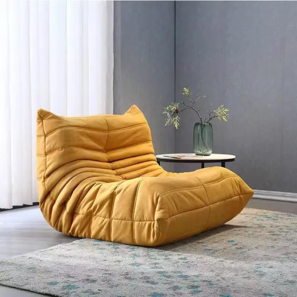 Compressed Caterpillar Lounge Chair Compressed Sofa Soft fabric sofa