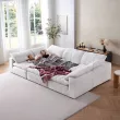 Cloud module compressed sofa bed Soft sofa fabric sofa