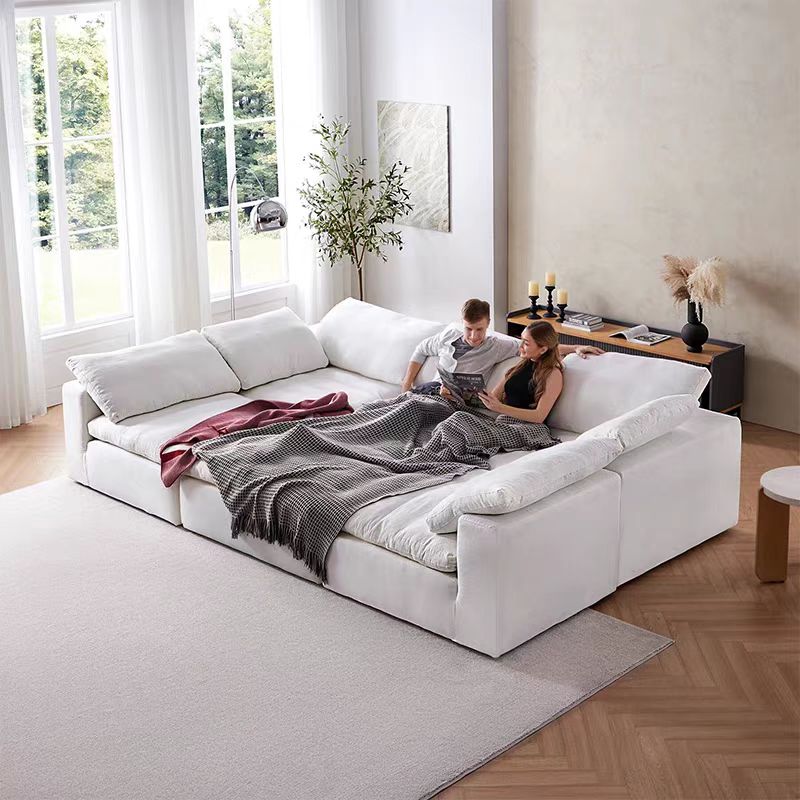 Cloud module compressed sofa bed Soft sofa fabric sofa