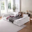 Cloud module compressed sofa bed Soft sofa fabric sofa