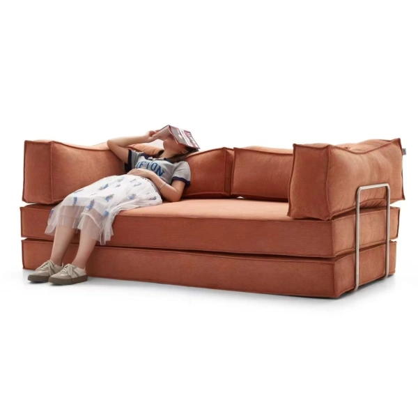 Antique compressed sofa bed Soft sofa fabric sofa factory