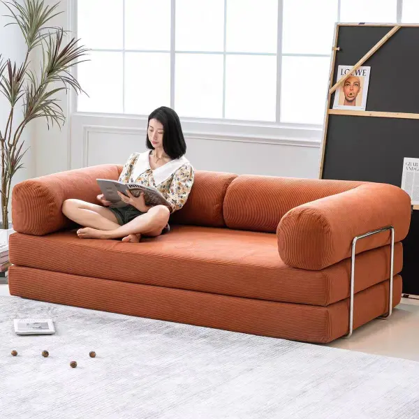 Antique compressed sofa bed Soft sofa fabric sofa
