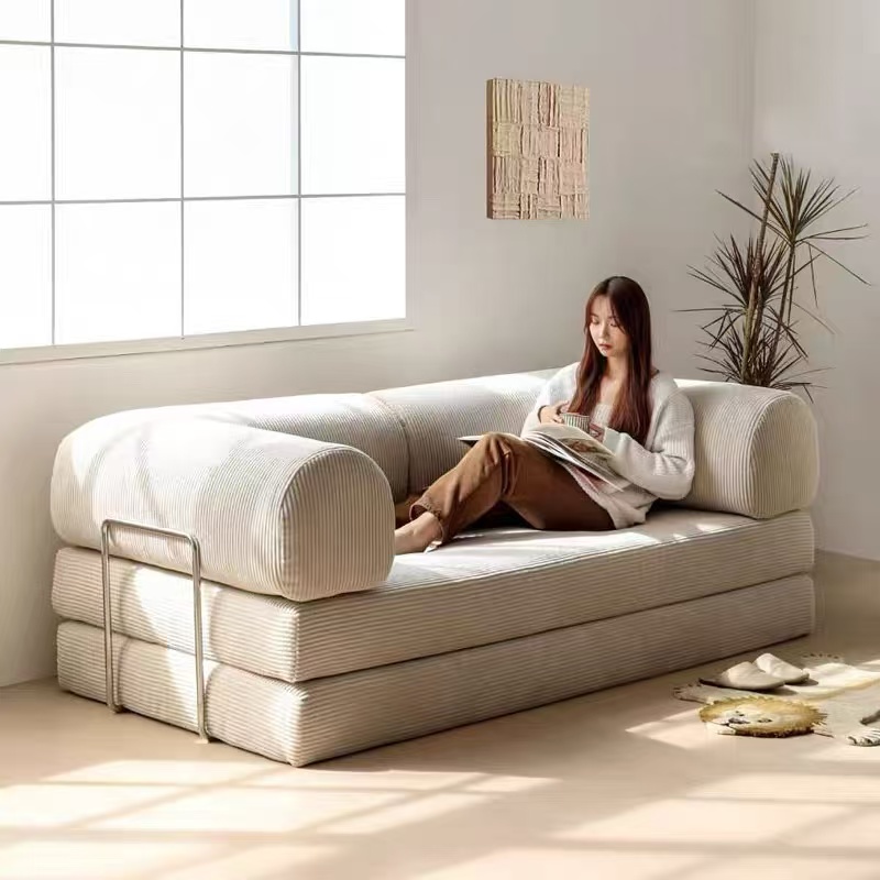 Antique compressed sofa bed Soft sofa fabric sofa