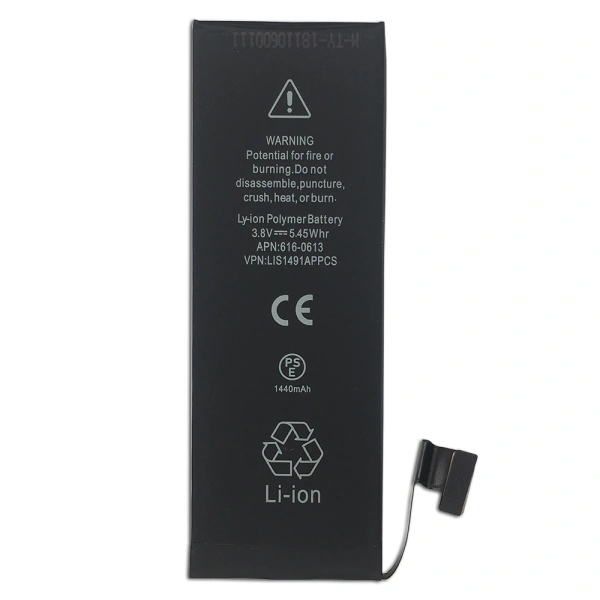 Replacement iPhone 5G battery 1440mAh mobile phone battery factory