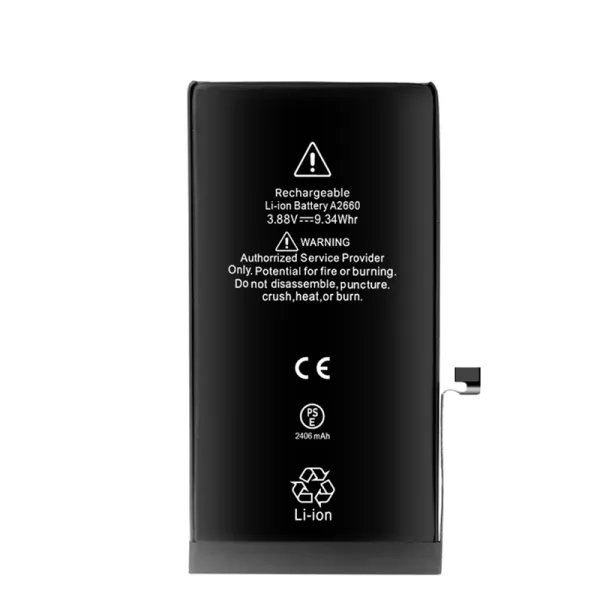 Replacement iPhone 13mini (A2660) battery 2406mAh mobile phone battery