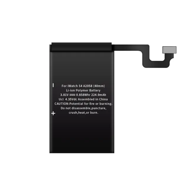 High quality OEM Apple watch battery S4 40mm A2058 battery