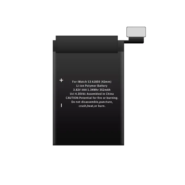 High quality OEM Apple watch battery S3 Cellular 42mm A1850 battery