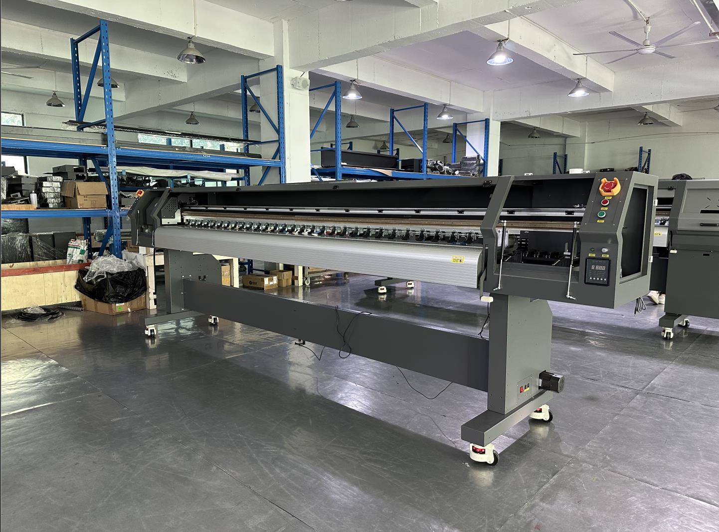 Гибкая машина Konica 512I, сольвентная печатная машина, сольвентный принтер