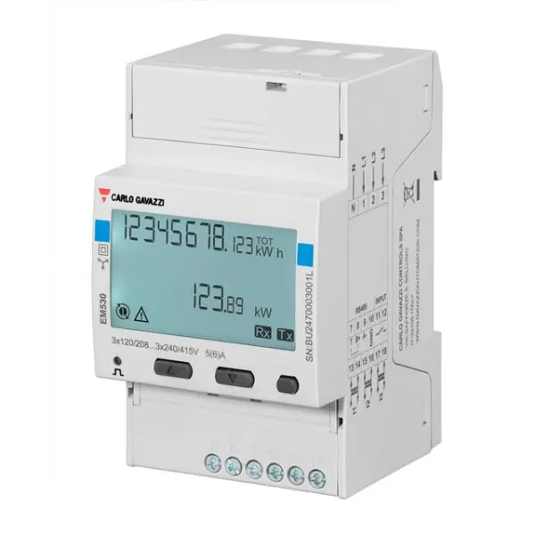 EM530DINAV53XS1X & DataSheet Test & Measurement Carlo Gavazzi Inc.