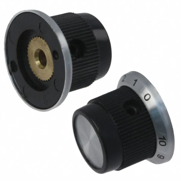PKD60B101/8 TE Connectivity Alcoswitch Black Knobs in Stock