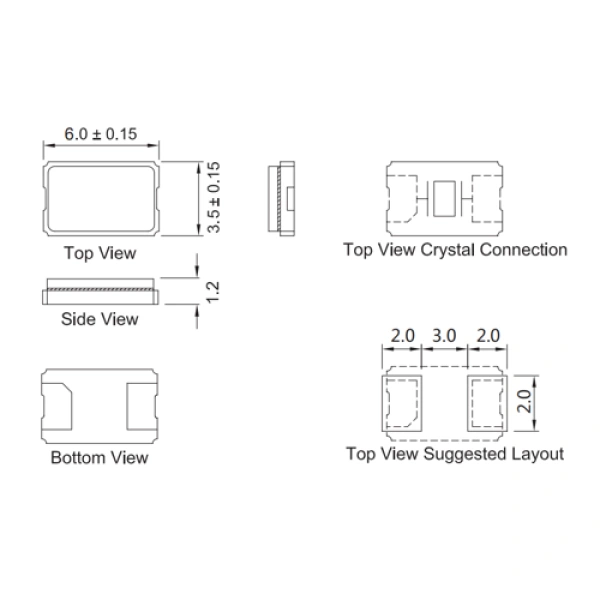 SMD Ceramic Crystal Resonators 