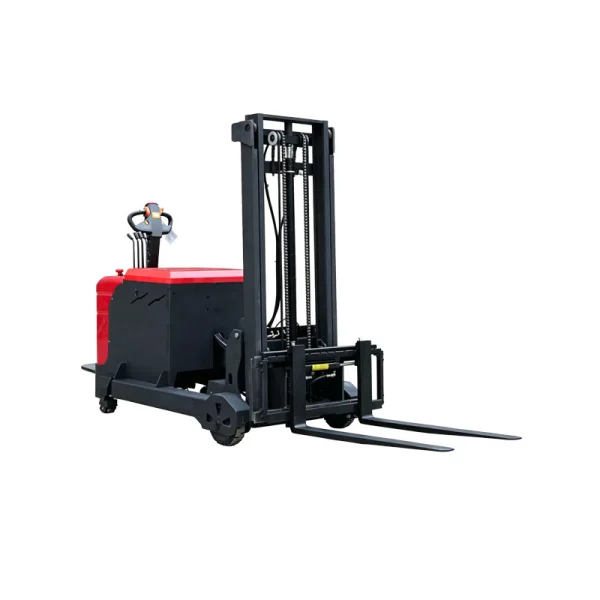 1.5 Ton Fully Electric Rough Terrain Stand-On Reach Stacker | Electric Reach Stacker