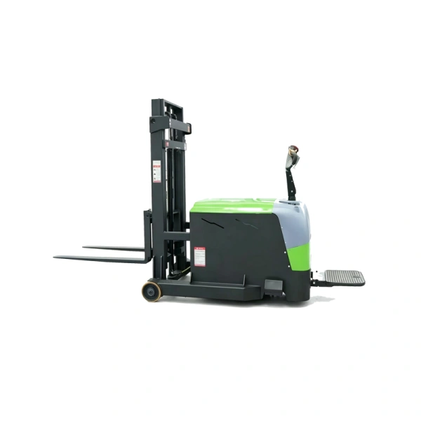 1.5 Ton Fully Electric Stand-On Counterbalance Stacker | 5000mm Lift