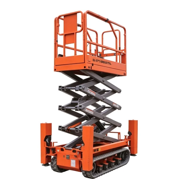 Self-Propelled Tracked Outrigger Scissor Lift | 6–10 m Working Height