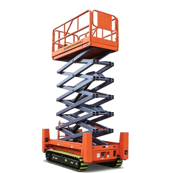 Self-Propelled Tracked Outrigger Scissor Lift | 12–16 m Working Height