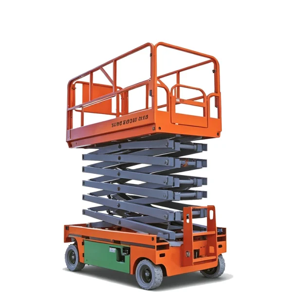Self-Propelled Self-Leveling 4WD Scissor Lift | 14–16 m Working Height