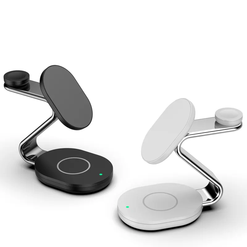 3 in 1 15w magnetic Wireless Charger Qi Wireless Charging Stand