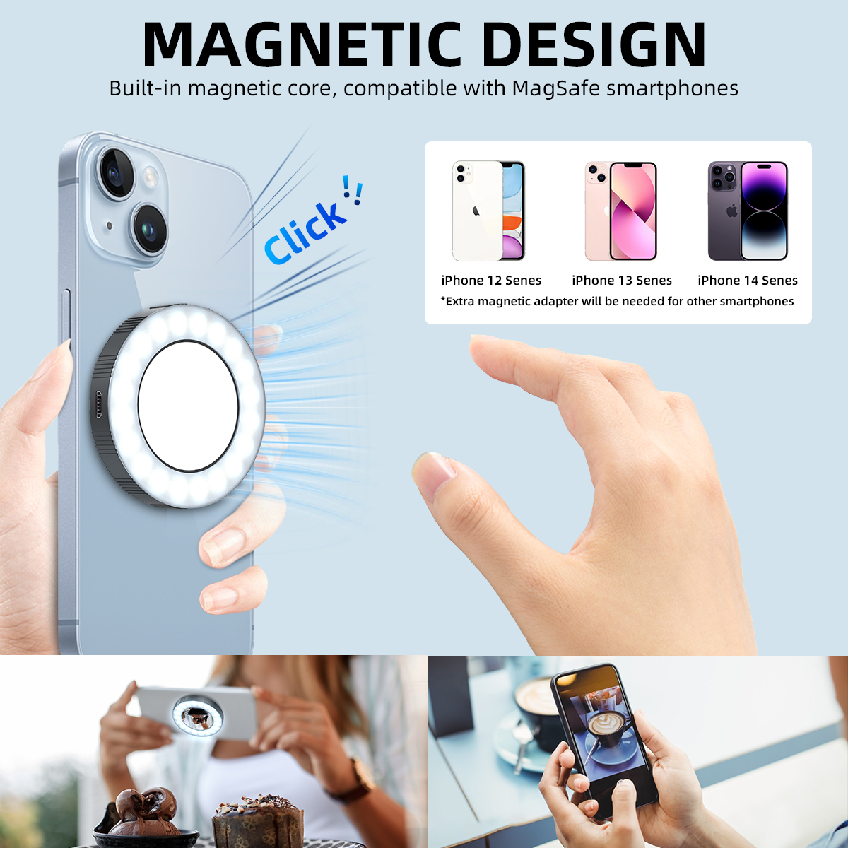 Magsafe Magnetic Cell Phone Selfie Light 