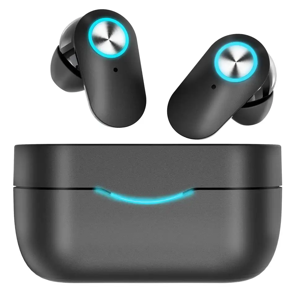 TWS Solar Charging Earbuds