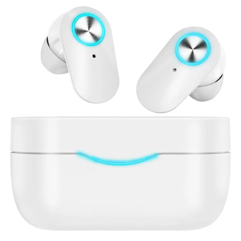 TWS Solar Charging Earbuds