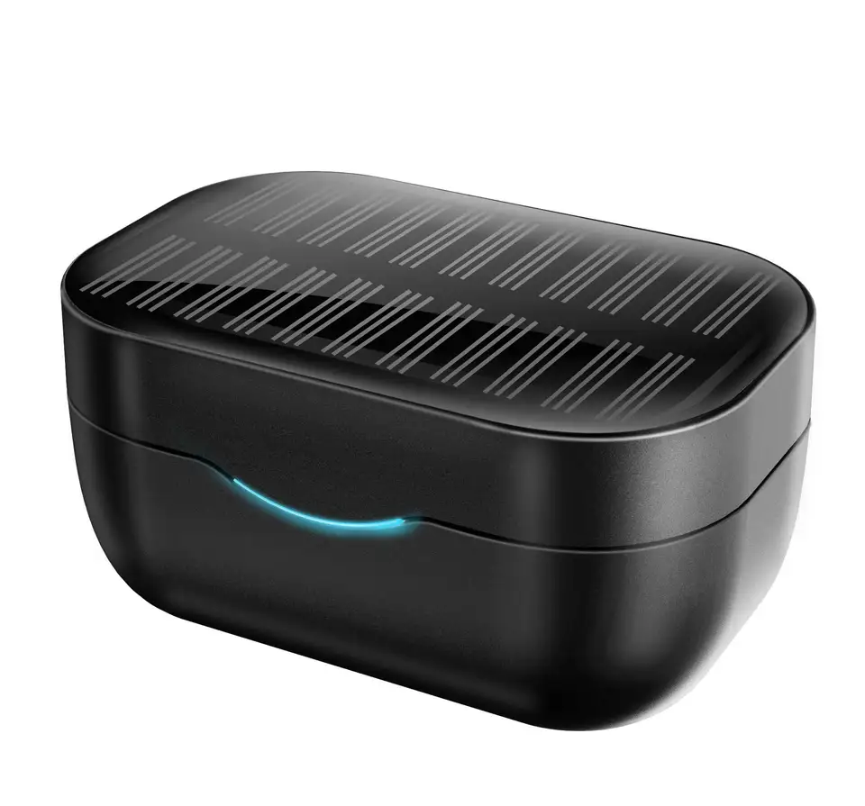 TWS Solar Charging Earbuds