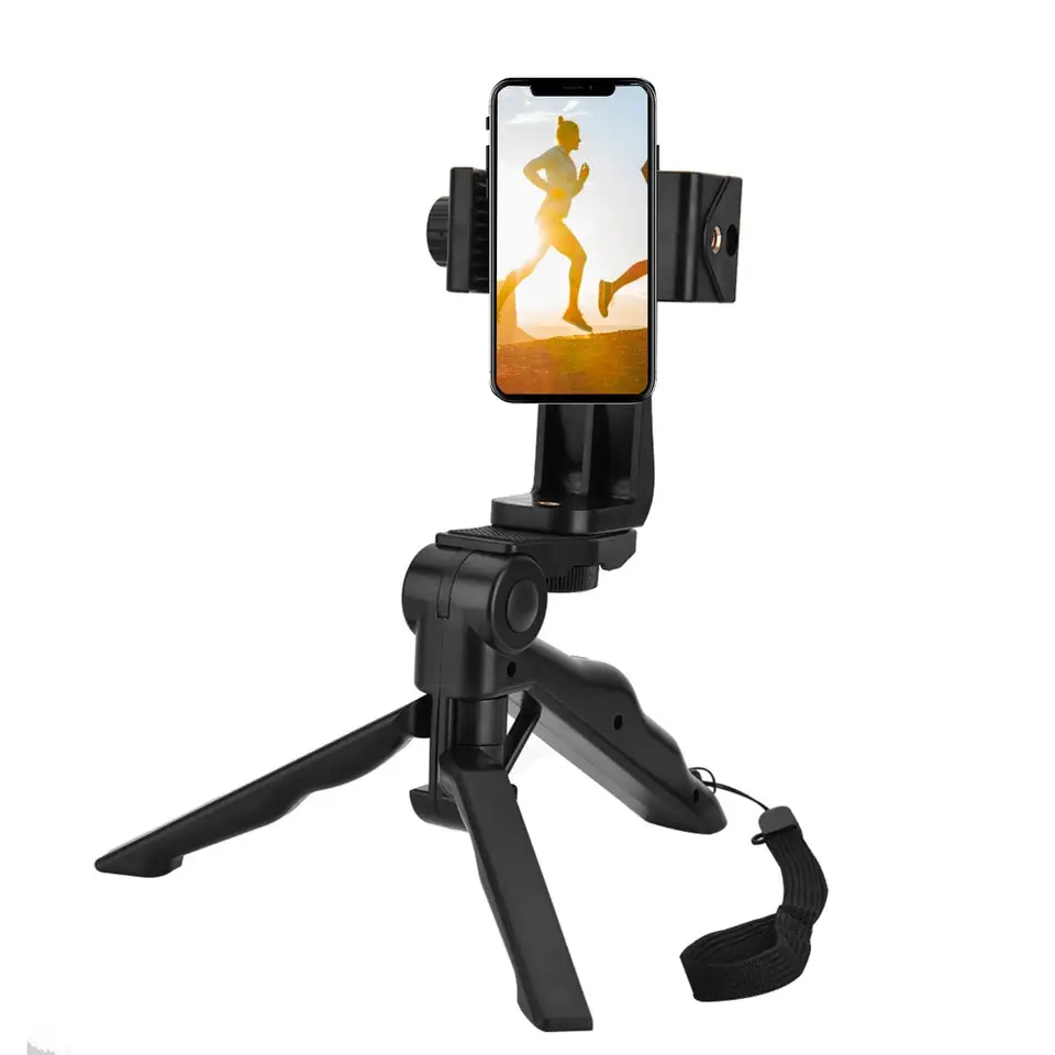 Smartphone Phone Holder Tripod Handheld Stabilizer Hand Grip Mount