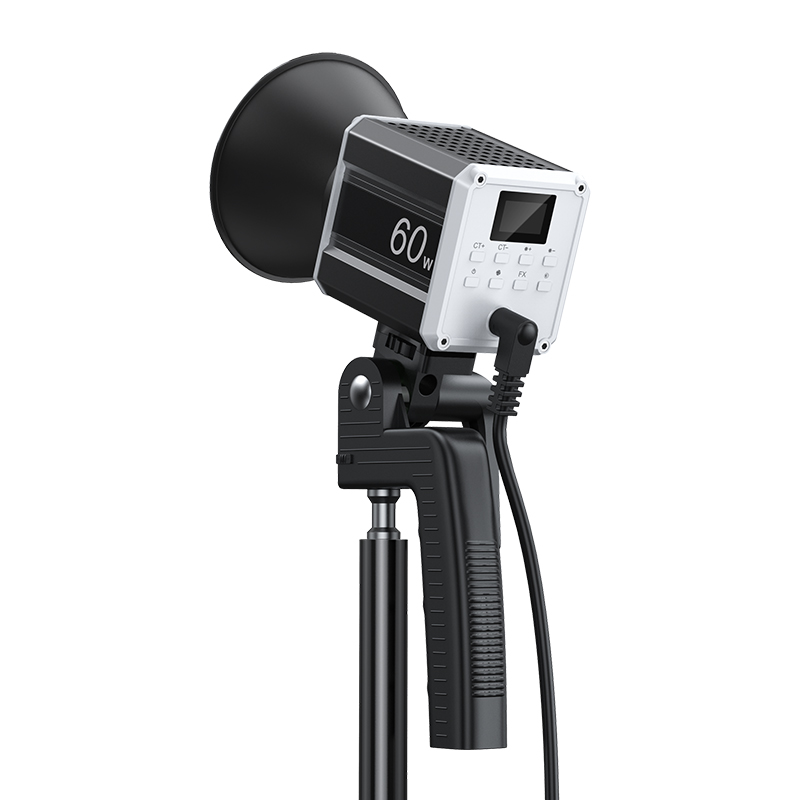 Battery Grip Handheld 60W COB Photography Light
