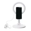 Folding Desktop LED Lamp Portable Mobile Phone Stand Beauty Ring Light