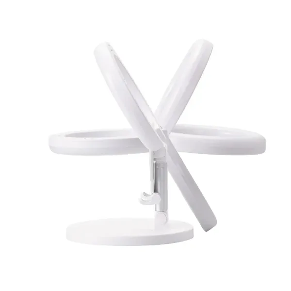 Folding Desktop LED Lamp Portable Mobile Phone Stand Beauty Ring Light