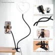 Clip On Desk Heart Shape 6inch SELFIE RGB RING LIGHT