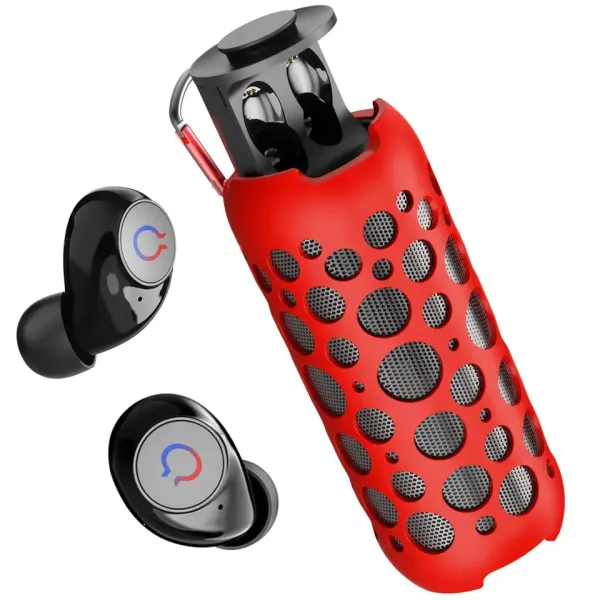 2 in 1 Speaker With in-ear Headphones