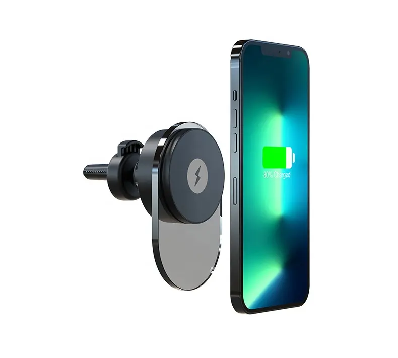 Magnetic Wireless Car Charger Mount Compatible with Magsafe