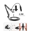  Vlogging Recording Condenser USB Microphone KIT