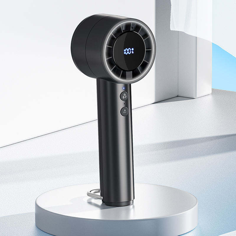 Digital Display Rechargeable Mini Electric Fan