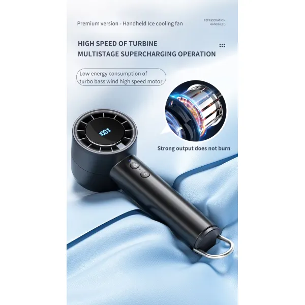 Digital Display Rechargeable Mini Electric Fan
