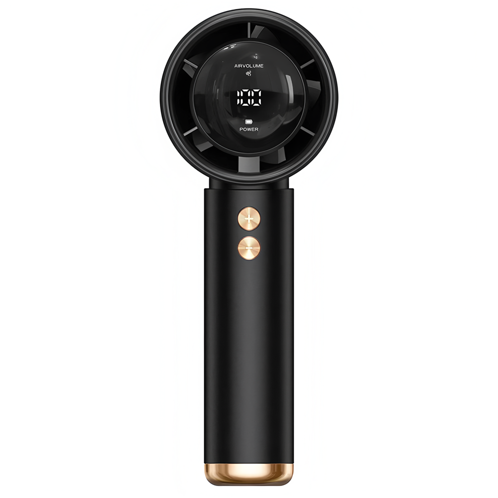 High Speed LED Digital Handheld Fan