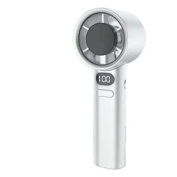 Wholesale in Stock Handy Mini LED Digital Turbo Handheld Fan