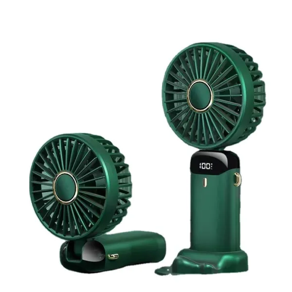 Handheld Mini Fan,USB Rechargeable Fodable Personal Fans 400mAh, 90 Adjustable, 3 Speed Strong Wind, Portable Handheld Table Fan for Office School Outdoor Travel