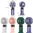 Handheld Mini Fan,USB Rechargeable Fodable Personal Fans 400mAh, 90 Adjustable, 3 Speed Strong Wind, Portable Handheld Table Fan for Office School Outdoor Travel