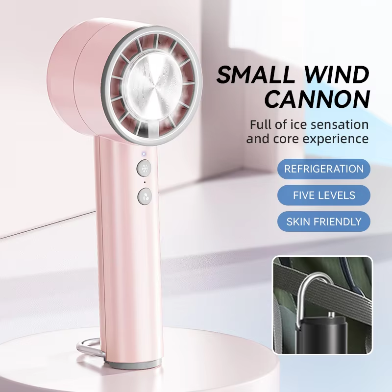 Portable Handheld Fan Built-in Cooling Compress