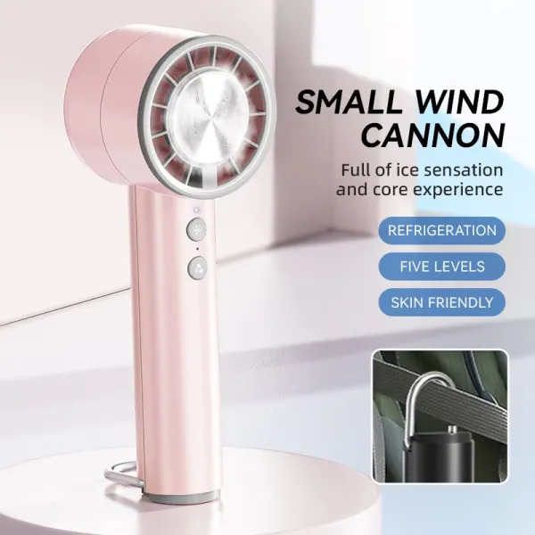 Portable Handheld Fan Built-in Cooling Compress