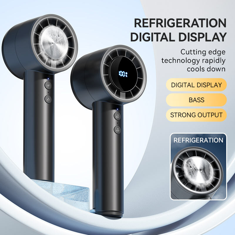 Portable Handheld Fan Built-in Cooling Compress