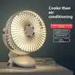 Rechargeable Table Fan Portable Mini Desk Clip-on Type Fan