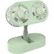 Desktop Small Personal Fan with 2 Rotatable Heads Desk Type Fan