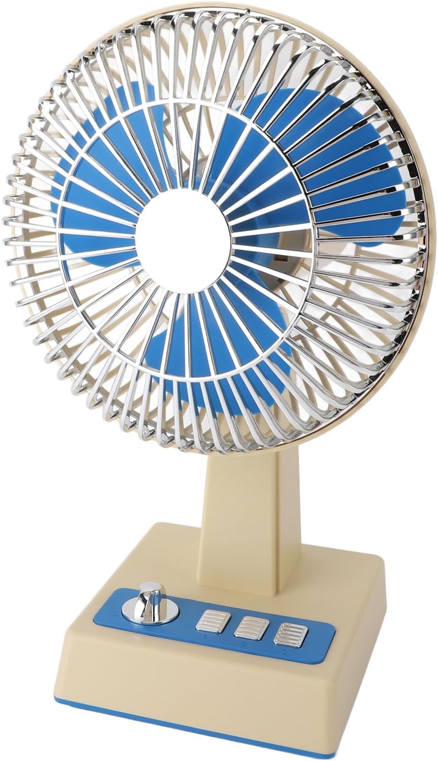 High Appearance Cooling Vintage Retro Style Desktop Fan for Home Office Desk Decor Gift