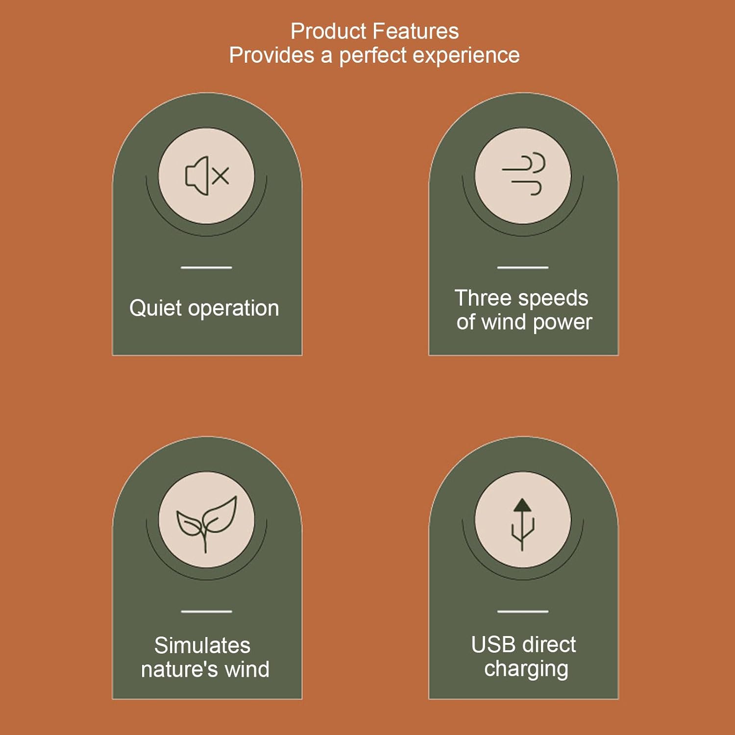 High Appearance Cooling Vintage Retro Style Desktop Fan for Home Office Desk Decor Gift