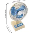 High Appearance Cooling Vintage Retro Style Desktop Fan for Home Office Desk Decor Gift