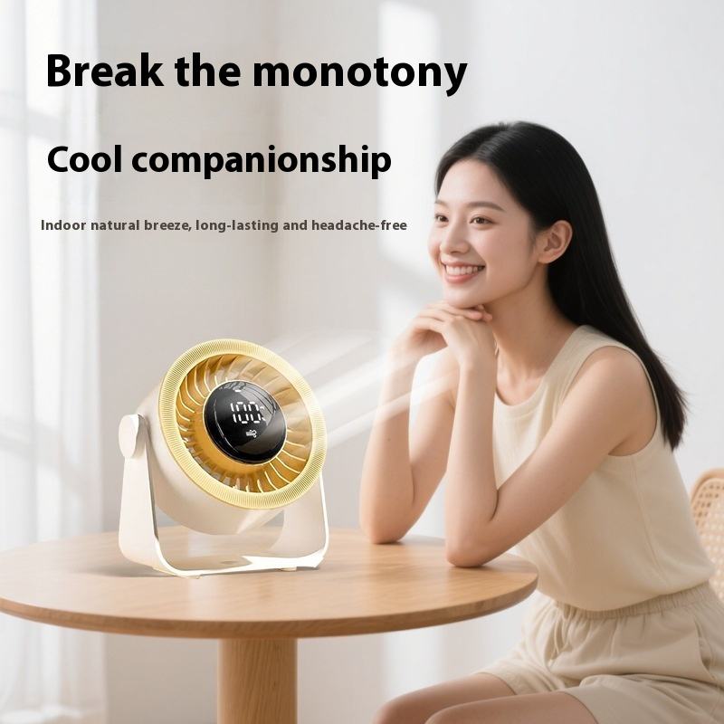 100 Speed Mini Portable Rechargeable Desktop Fan