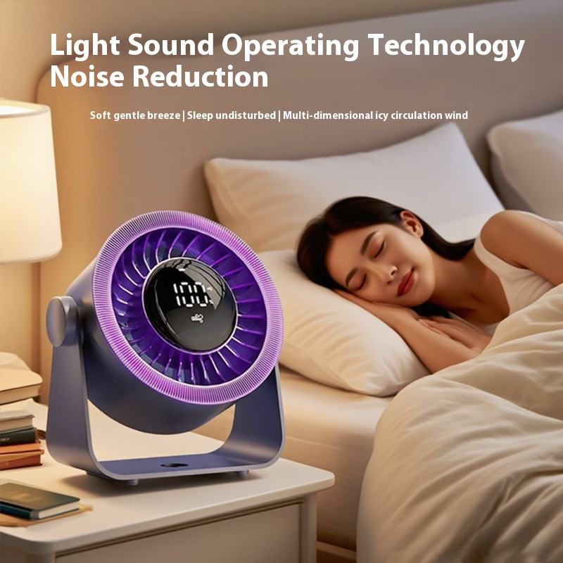 100 Speed Mini Portable Rechargeable Desktop Fan