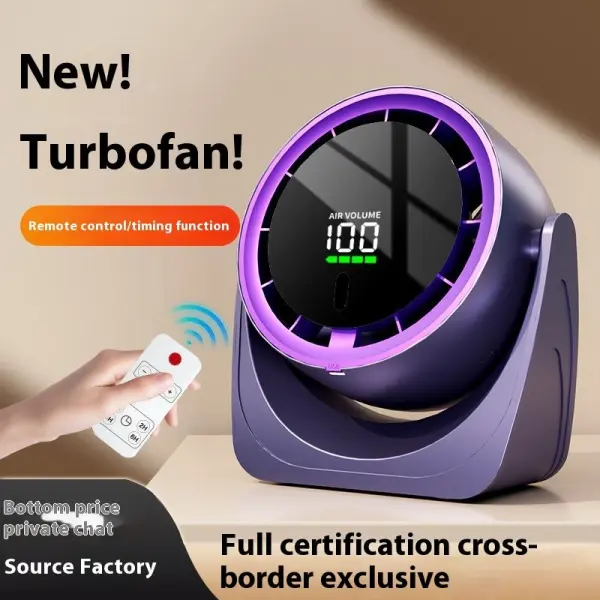 Portable Desk Powerful Small Turbo Fan